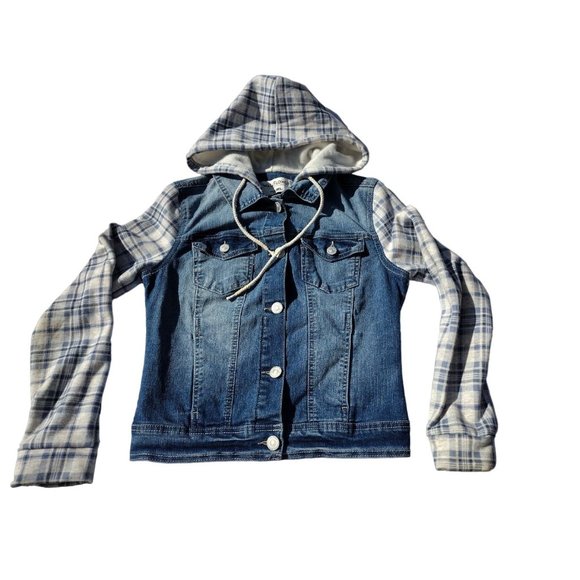 Wall Flower Women's Blue Denim Small Dreamer Fit Jacket Size Small - Picture 2 of 9